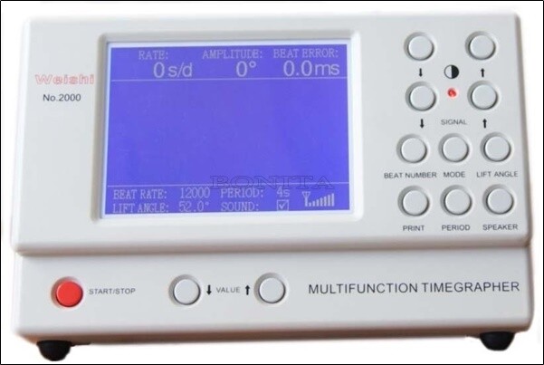 1Pcs Watch Timing Machine No. 2000 New Multifunction Timegrapher kq New