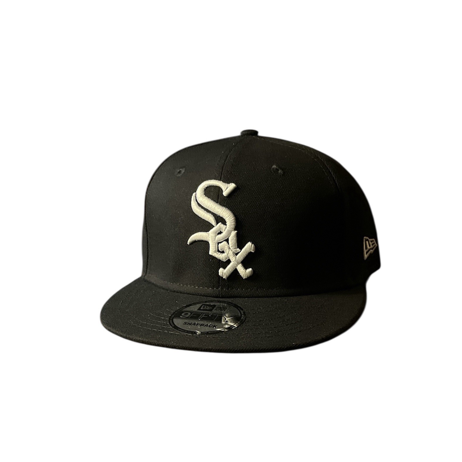Chicago White Sox 9Fifty New Era SnapBack Hat Black & White Adjustable