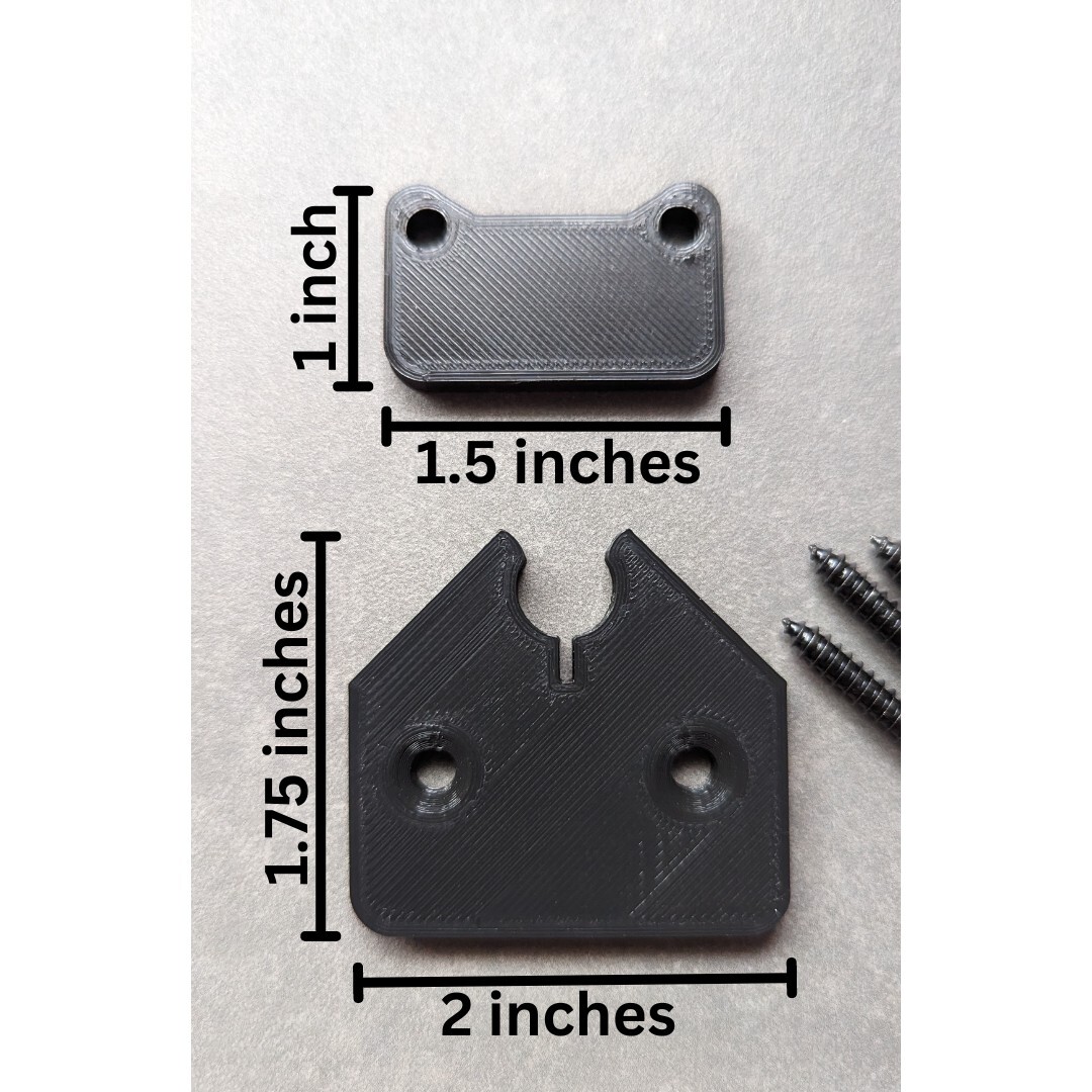 Black Sun Visor Repair Kit Dodge RAM 1500 Trucks 2019-2024