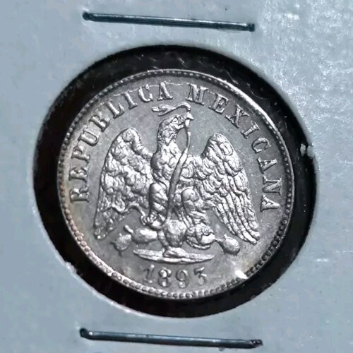 Mexico 1893 10 Centavos MoM Mint UNC