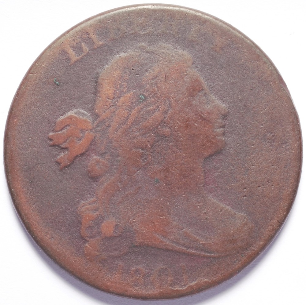 1801 Draped Bust Large Cent 1/000