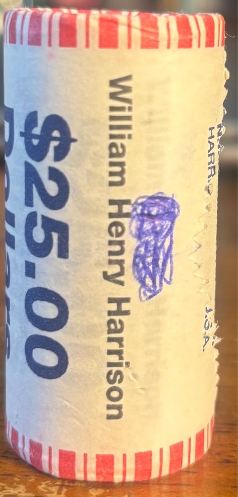 2009 William Henry Harrison Dollar Coin FULL BU Roll