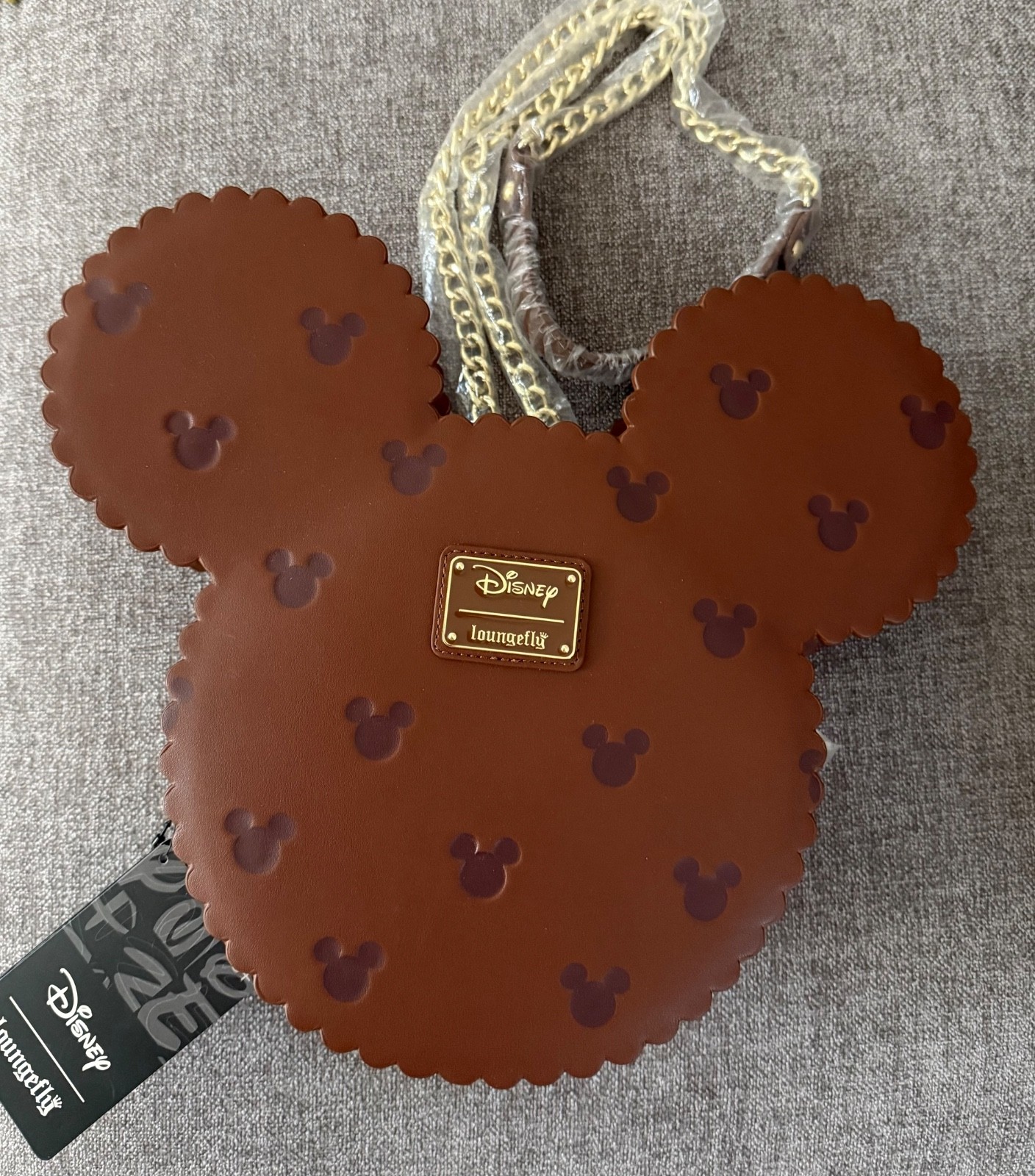 LOUNGEFLY DISNEY MICKEY MOUSE ICE CREAM SANDWICH WOMENS CROSSBODY PURSE BAG NEW