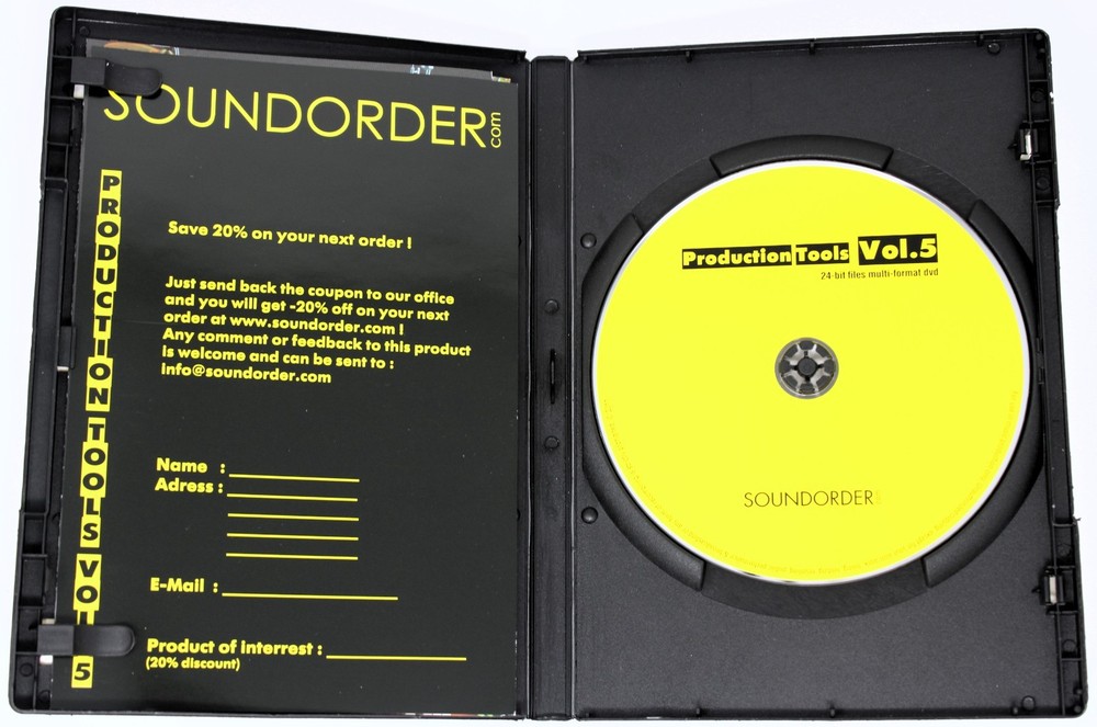 Best Service Production Tools Vol.5 Sample/Sound Library/Sampling CD Soundorder