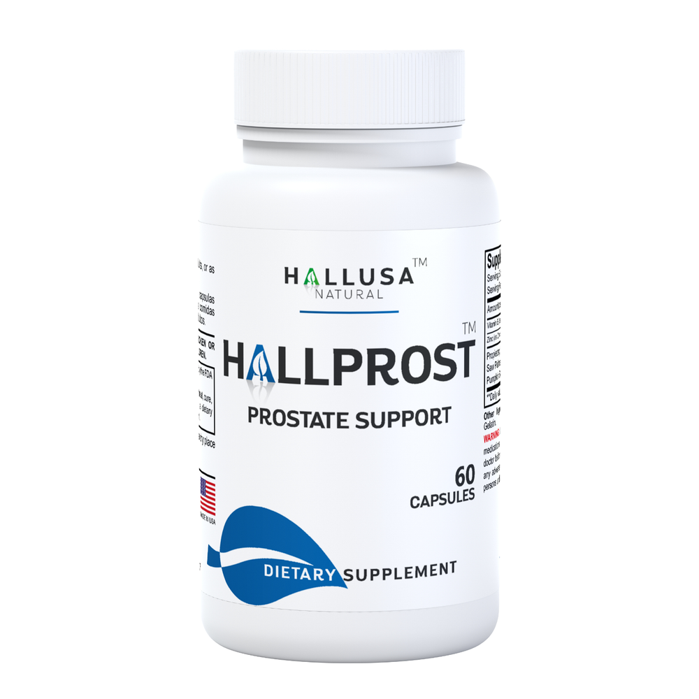 HALLPROST - Inflamed Prostate - Prostatitis - BPH - Urinary Function - 60 Cap