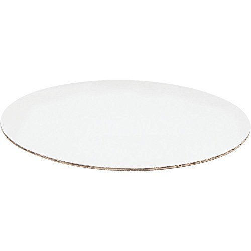 White Corrugated Pizza Circles - 12" Dia 100 per Case