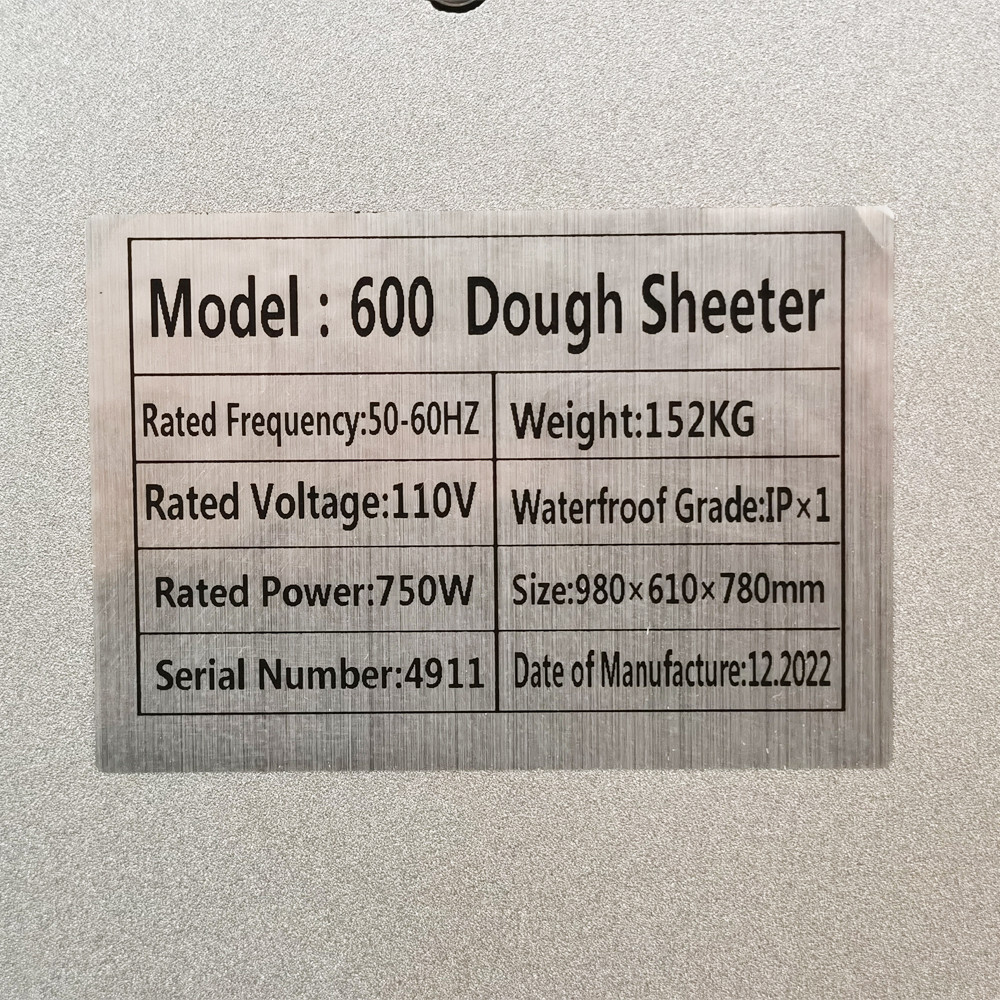 110V Dough Sheeter Machine Reversible Dough Crisp Machine Danish Pastry Machine