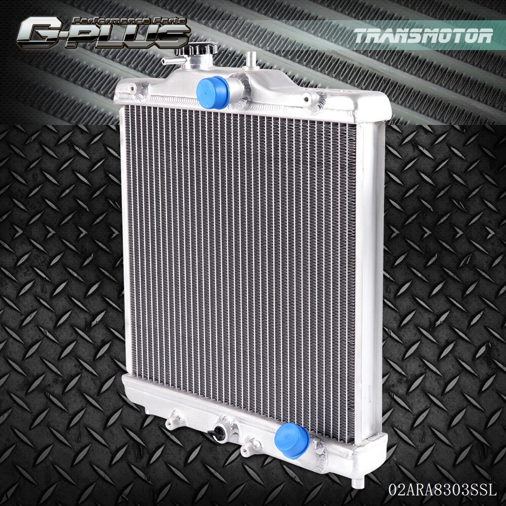2-Row Aluminum Radiator SilverFit For 92-00 CIVIC EJ/EK/DEL SOL EG/INTEGRA DB DC