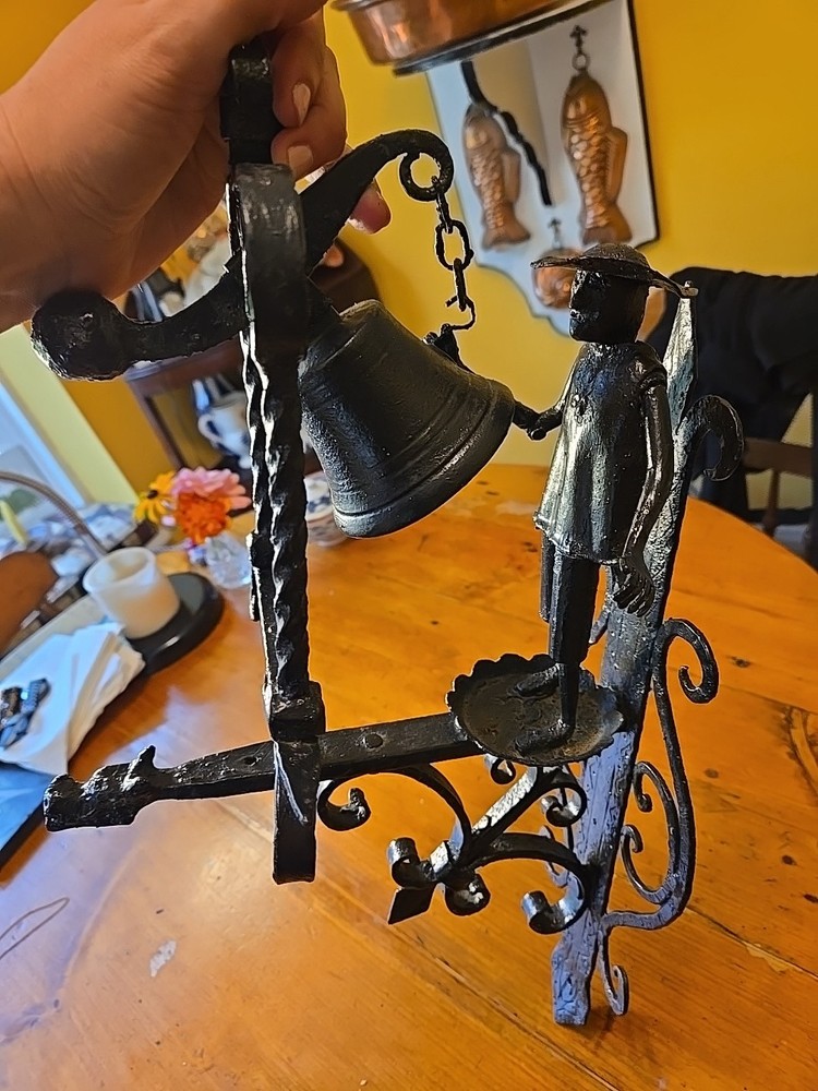 Vintage Wrought Iron Decorative Knocker