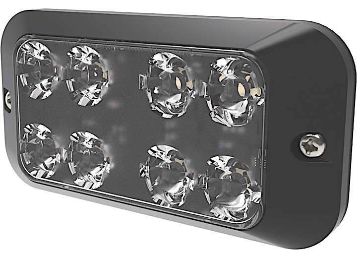 Ecco ED3788AC 8 LED Double Stack Surface Mount Split Color 12-24V Amber/White