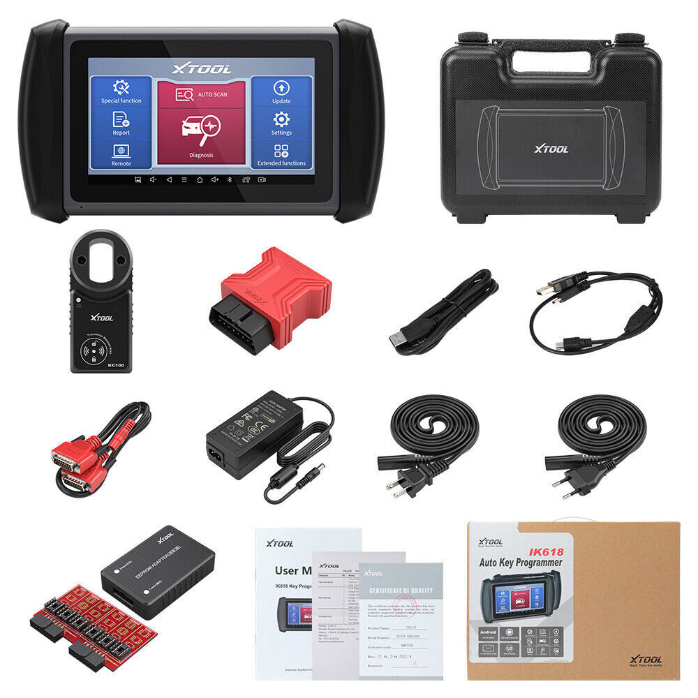 XTOOL IK618 Key Programmer Bidirectional Diagnostic Tool OBD Code Reader Scanner