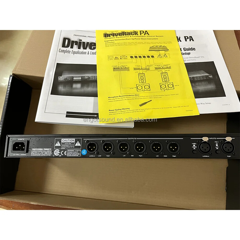 New Professional Digital Audio Processor for Stage Sound Equipment System PA+