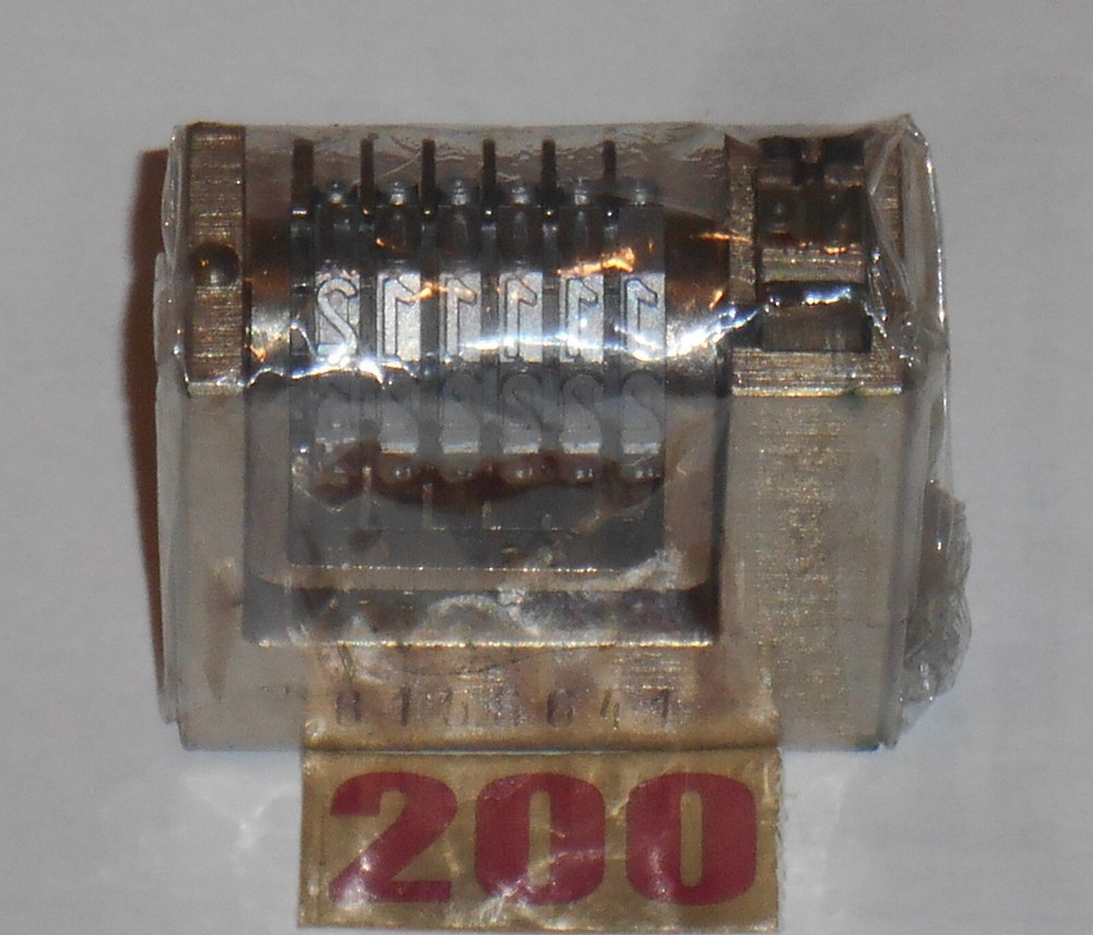 NEW letterpress numbering machine | 200