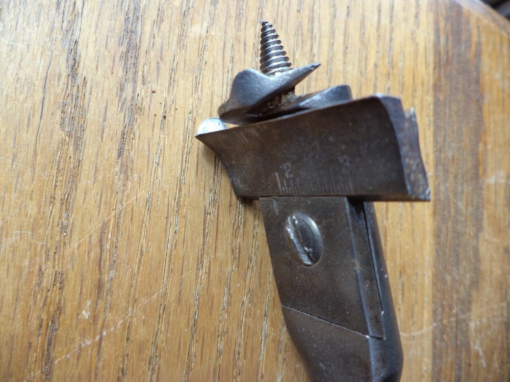 Two Vintage unbranded adjustable wood boring bit