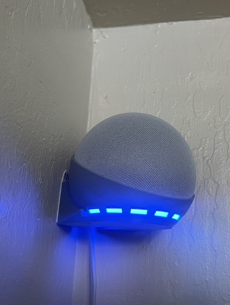 2-Pack Echo Dot 4/5 Wall  & Corner Mount Bracket Holder Accessory GRAY!!