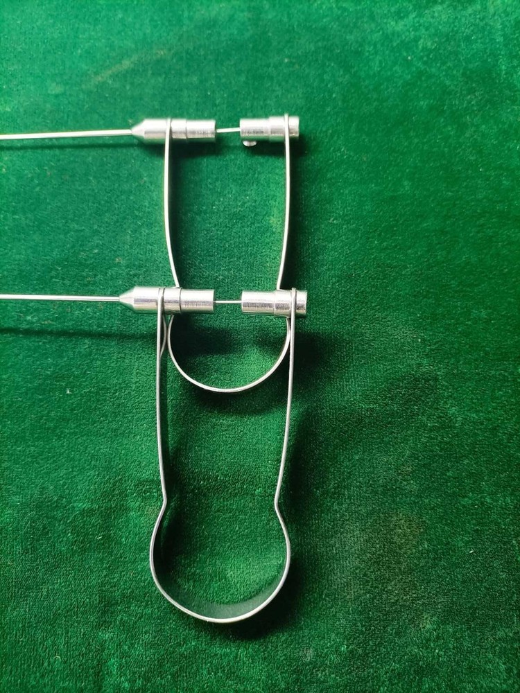 2pc Laparoscopic PCNL Tripronge Forceps 3FR 60cm Reusable Surgical Instruments