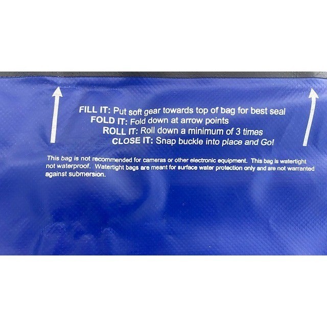 Seattle Sports Dry Bag Hydro Venture 1300 Blue Heavy Duty EUC