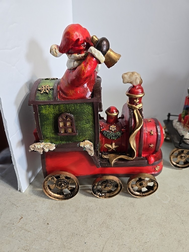 Transpac Holiday Train Set 3 Pc. Set