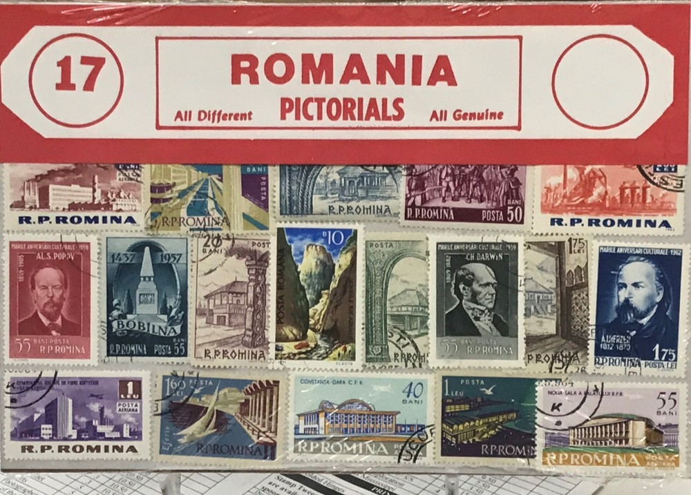 Stamp Packet - Romania