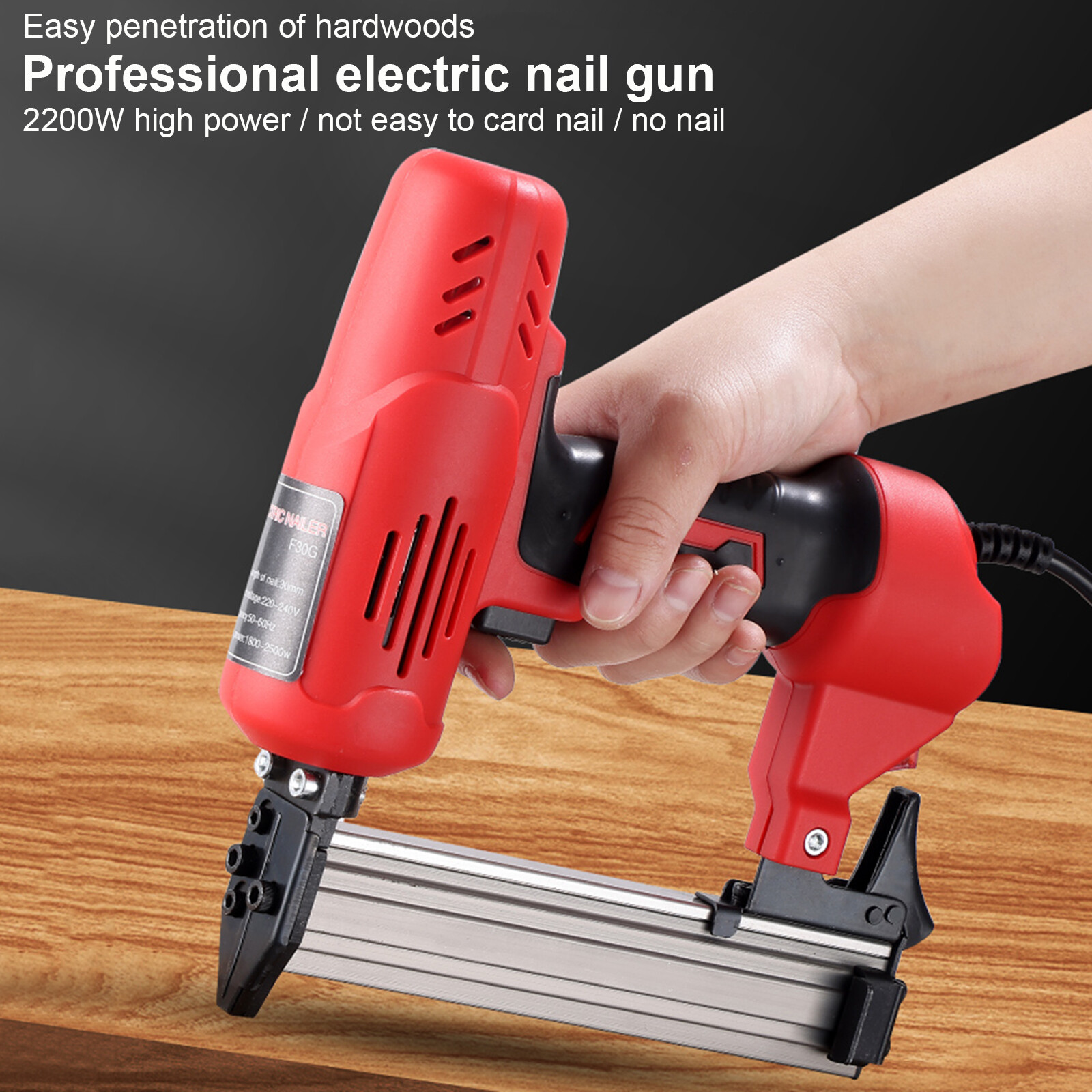 2600W Electric Nail Gun Portable Grip Electric Nail Gun For Framing Nails&Carpen