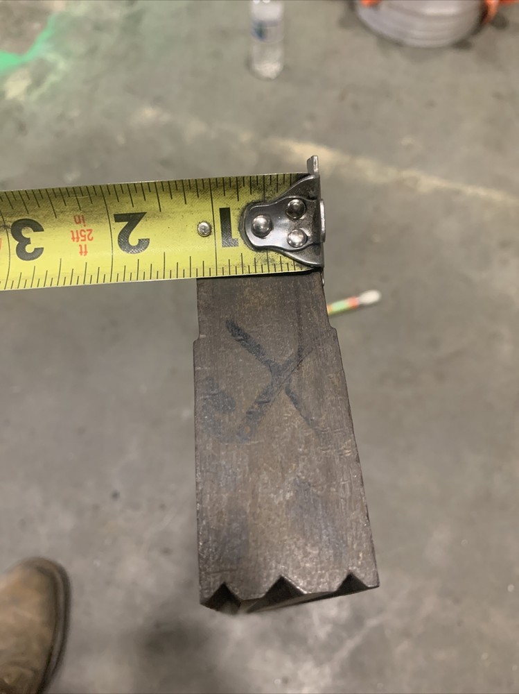 27-3/4” Bottom Die For Press Brake