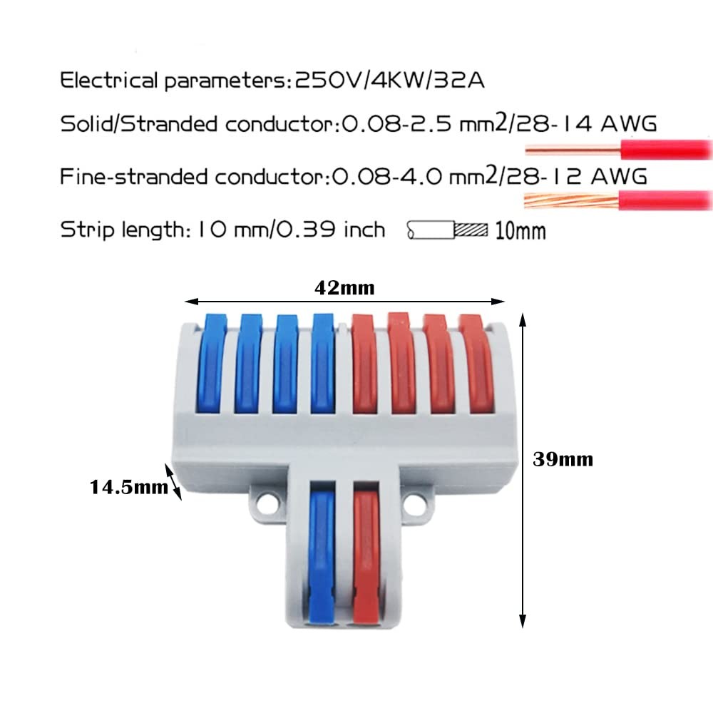 Compact Wire Connectors, Quick Connection Terminal, Lever Nut Assortment Cond