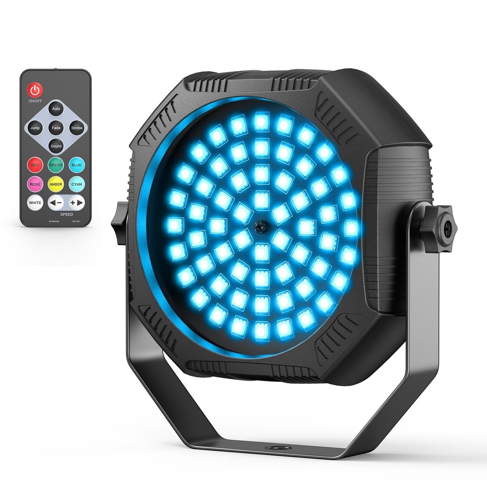 Battery Powered Stage Lights, Rechargeable Strobe Lights USB Powered Auto Sou...