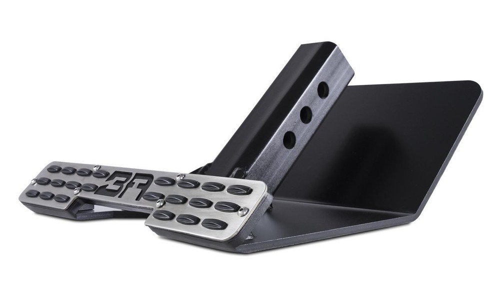 Body Armor 4x4 Receiver Hitch Mounted Step - Universal BACKBONE HITCH SKID