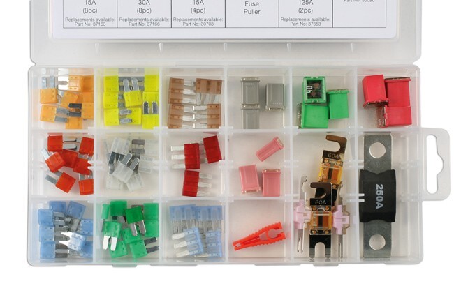 Connect 30158 Comprehensive Fuse Set For Tesla 78pc