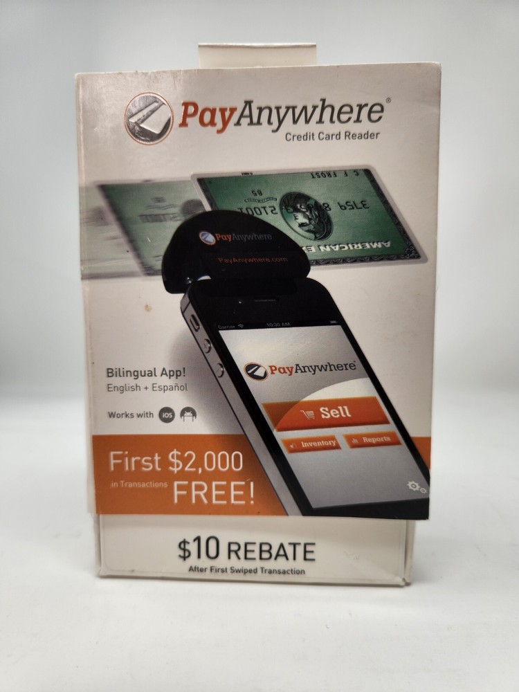 NEW PayAnywhere Credit Card Reader - IPhone, iPad & Android