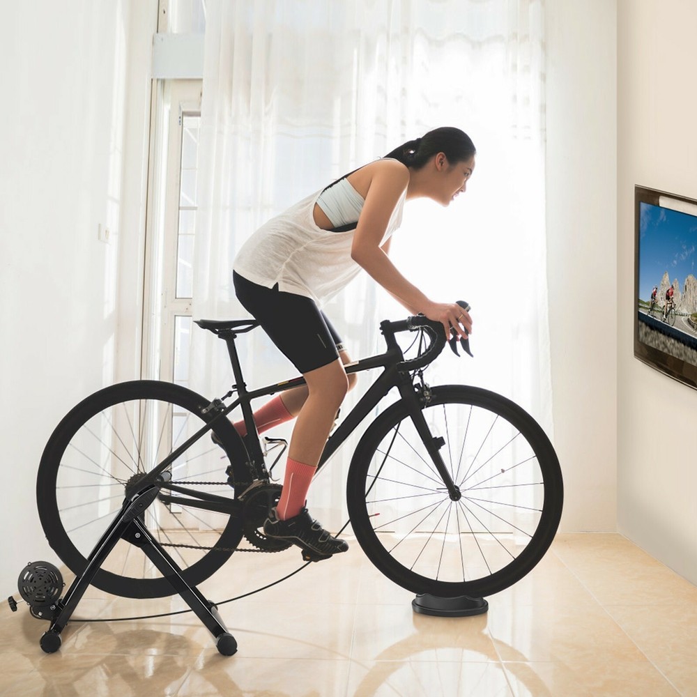 Adjustable Resistance Indoor Steel Bicycle Exercise Stand