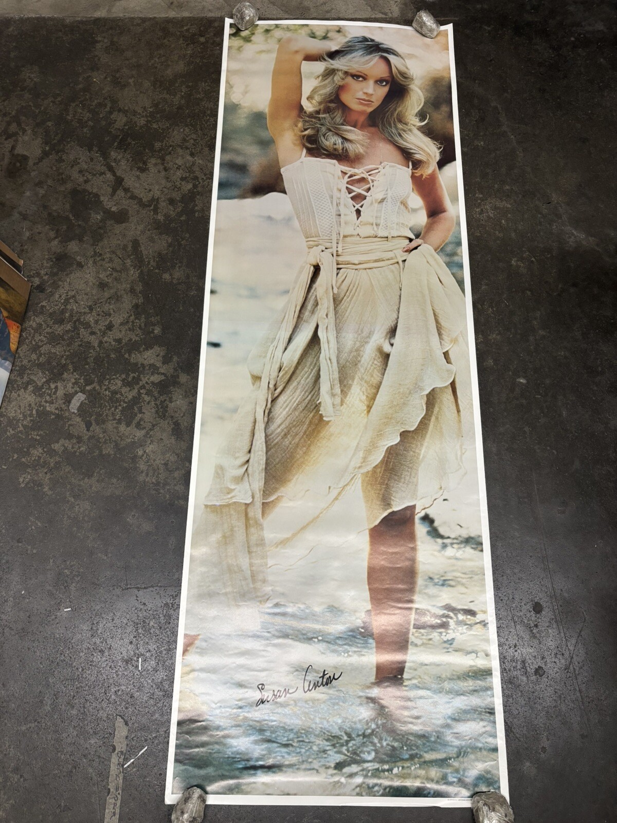 Giant Susan Anton 1979 Hot Girl large door  vintage poster actress  C2584