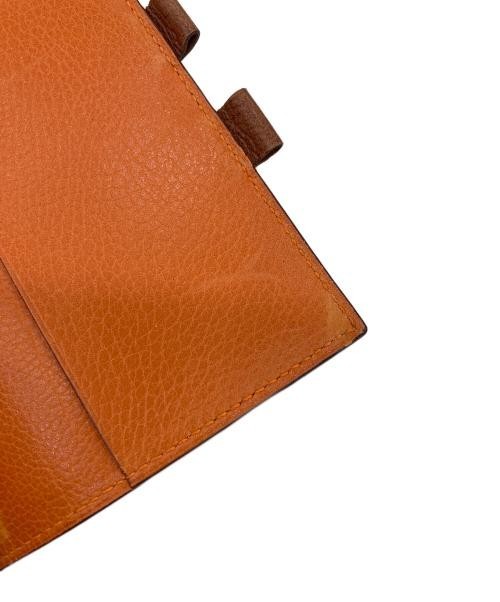 Hermes Agenda GM Notebook Cover Brown Leather Planner Case Used