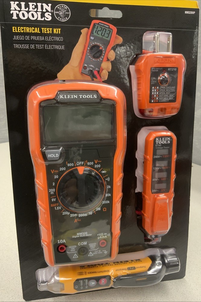 BRAND NEW - Klein Tools (MM320VP) Electrical Testing Kit -