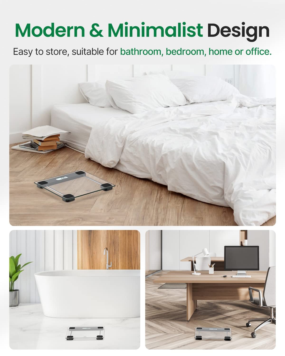 RENPHO Digital Body Weight Scale Highly Accurate Scale for Weight LED Display US