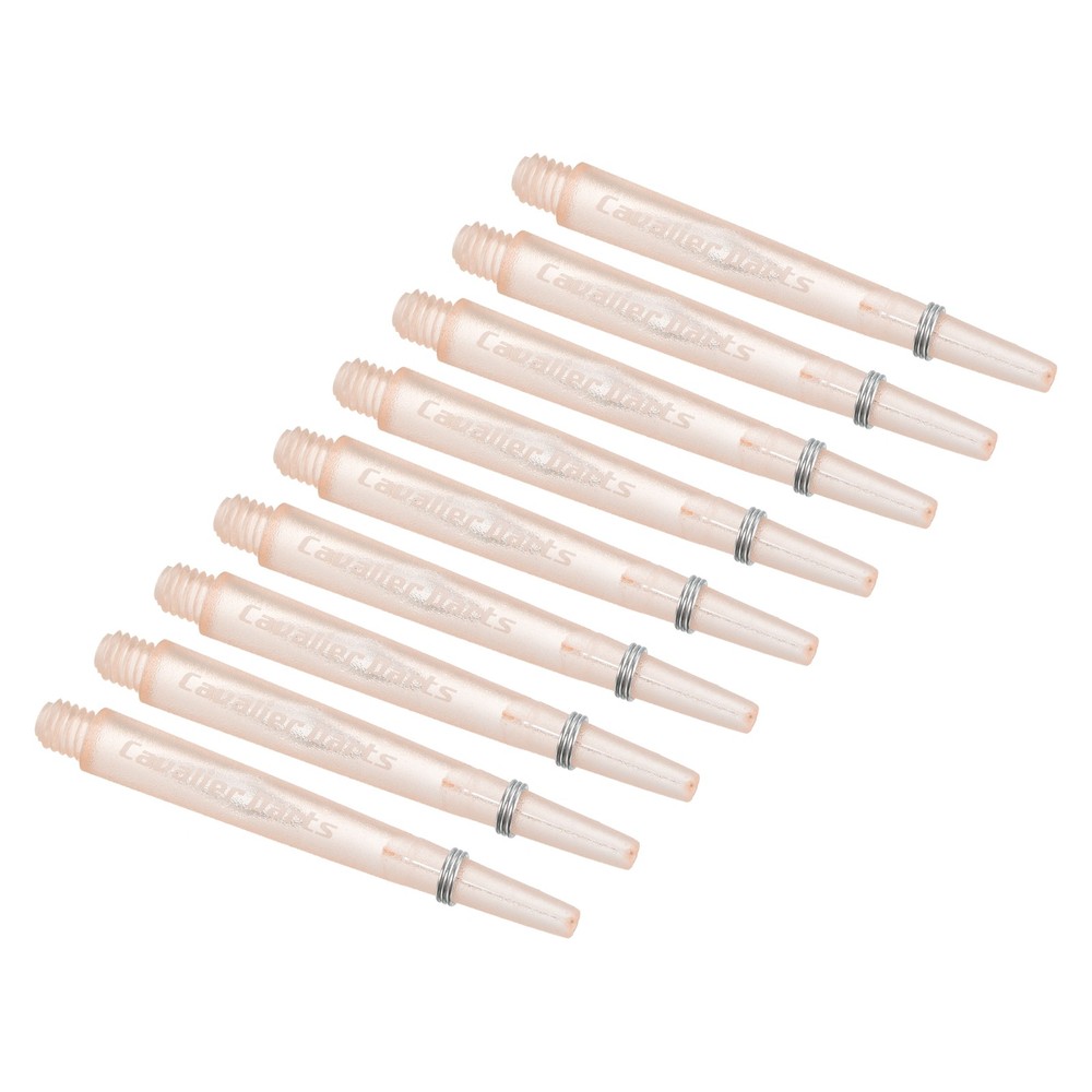 45mm Dart Shafts, Medium 2BA Thread Plastic Dart Stems - 9 Pack (Orange)
