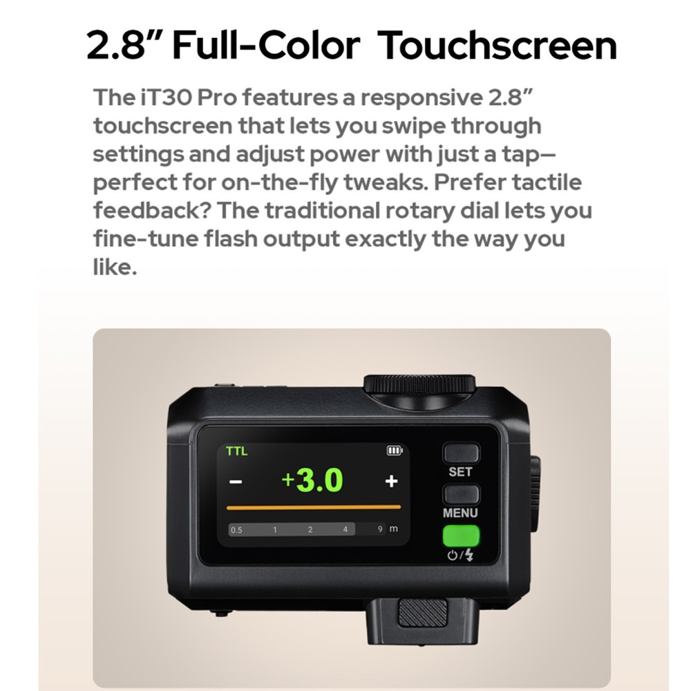 GODOX iT30 Pro TTL mini TTL Wireless Camera Flash 2.4G Wireless for Sony Camera