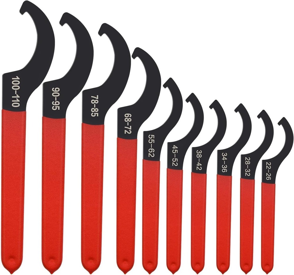 10Pcs Coilover Spanner Wrench Set for Suspension & Shock Adjustment Tools