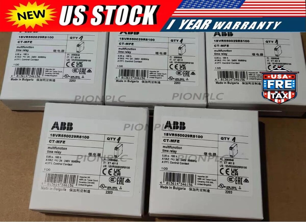 1pc ABB CT-MFE time relay 24-240VAC/DC