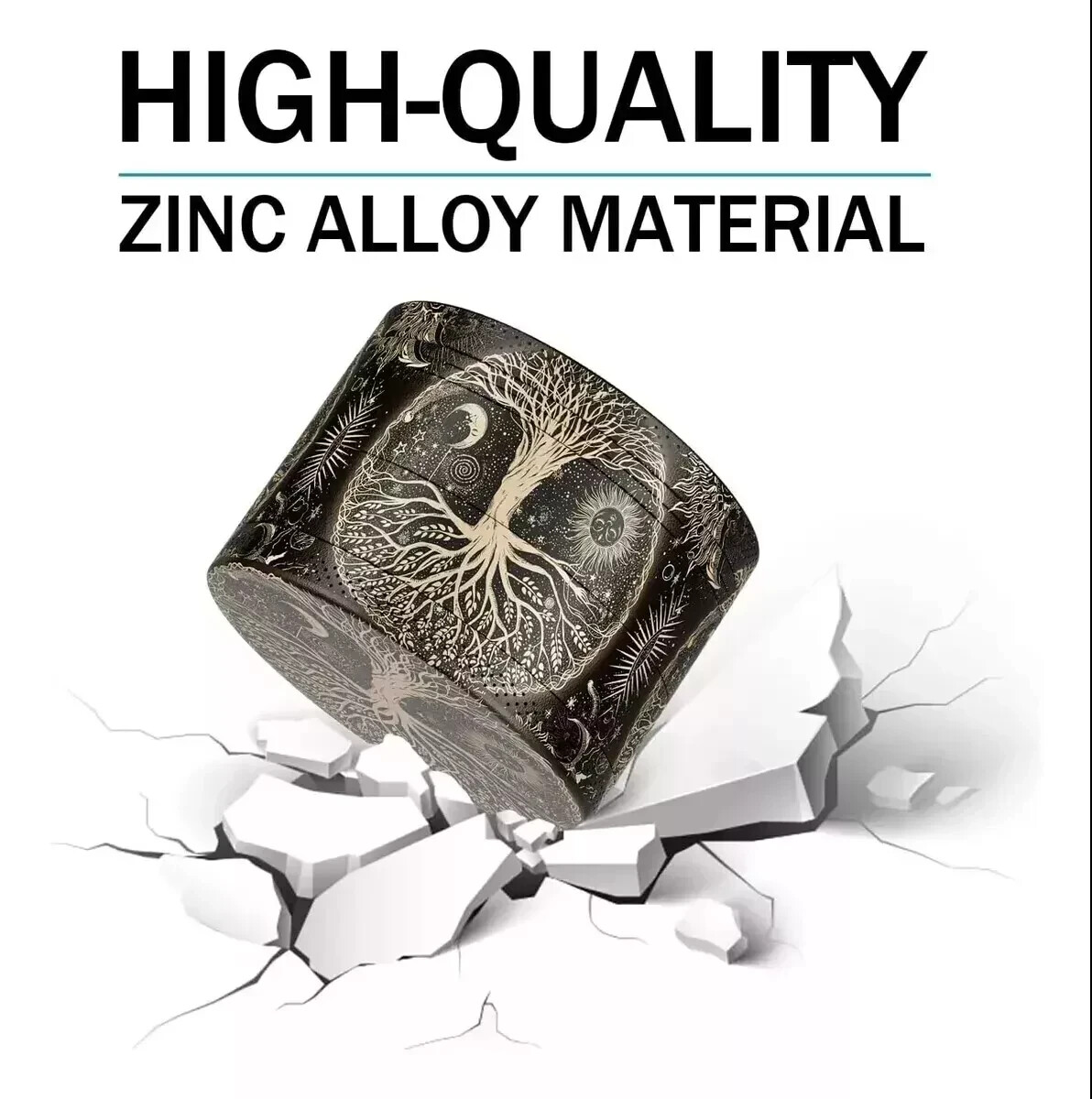 4 PCS Herb Tobacco Grinder Spice Herbal Metal Smoke Crusher Handle Hand Muller