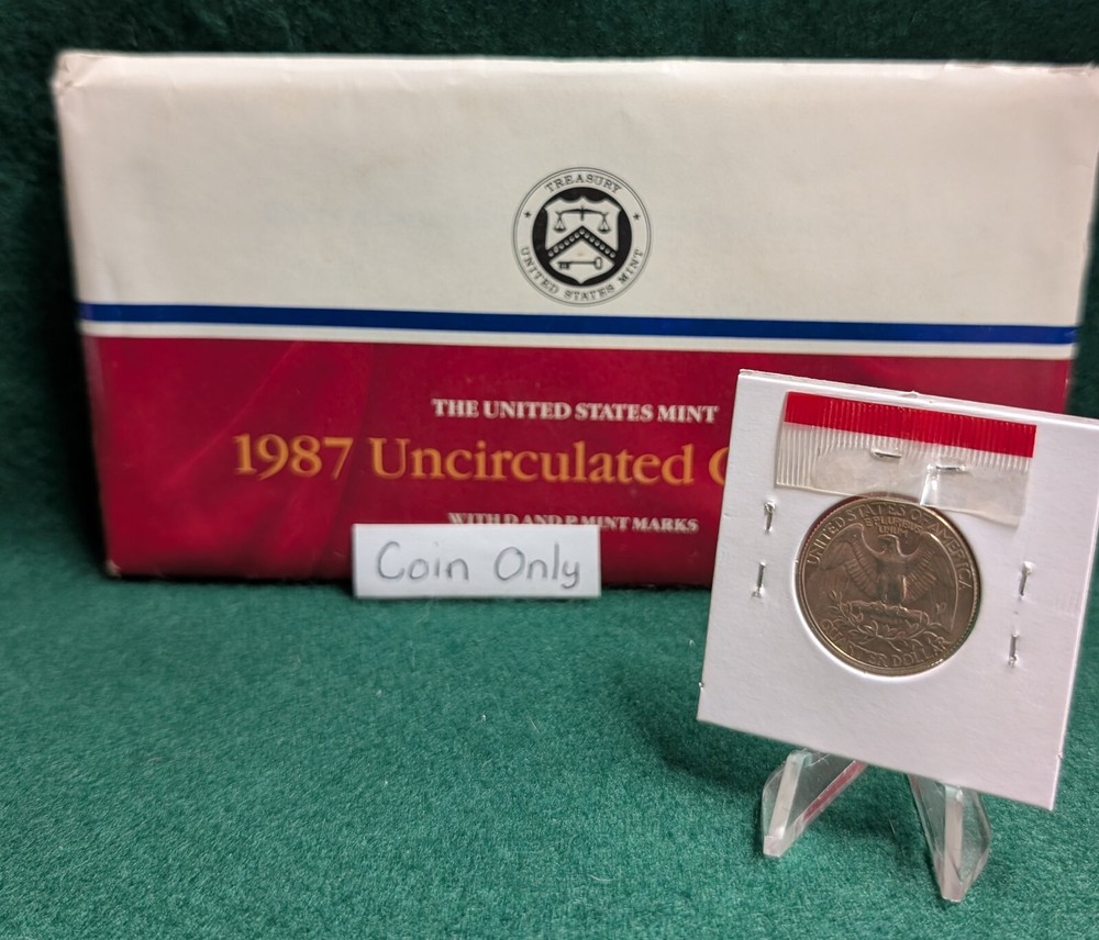 1987 D Washington Quarter Uncirculated US Mint