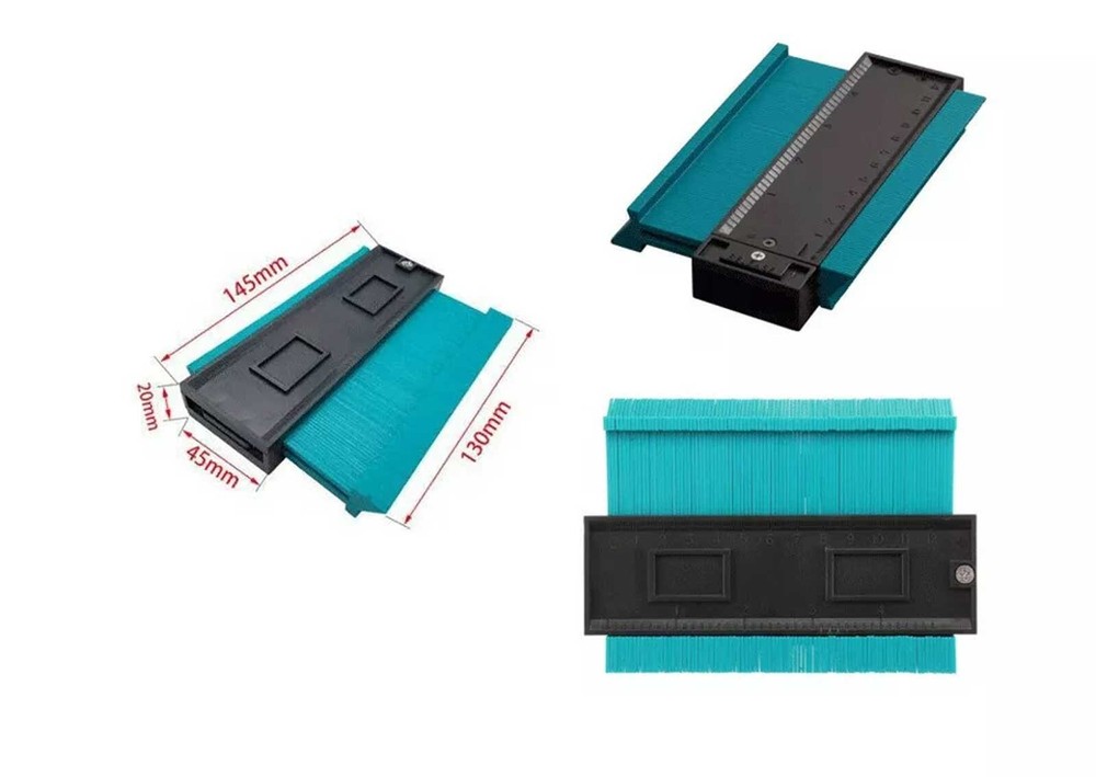 Contour 5" Gauge Profile Tool With Bubble Level- Locking Super Duplicator Tool