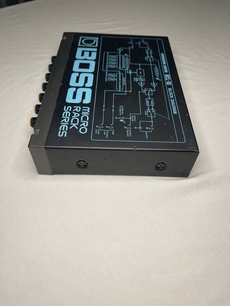 Boss RCL-10 Micro Rack Series Compressor Limiter Noise Gate Analog