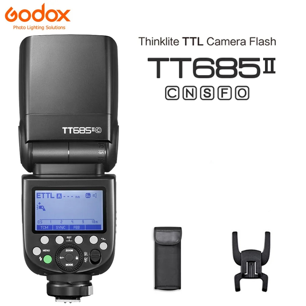 US GODOX TT685IIC/N/S/F/O TTL Flash Speedlight for Canon Nikon Sony Fuji Olympus
