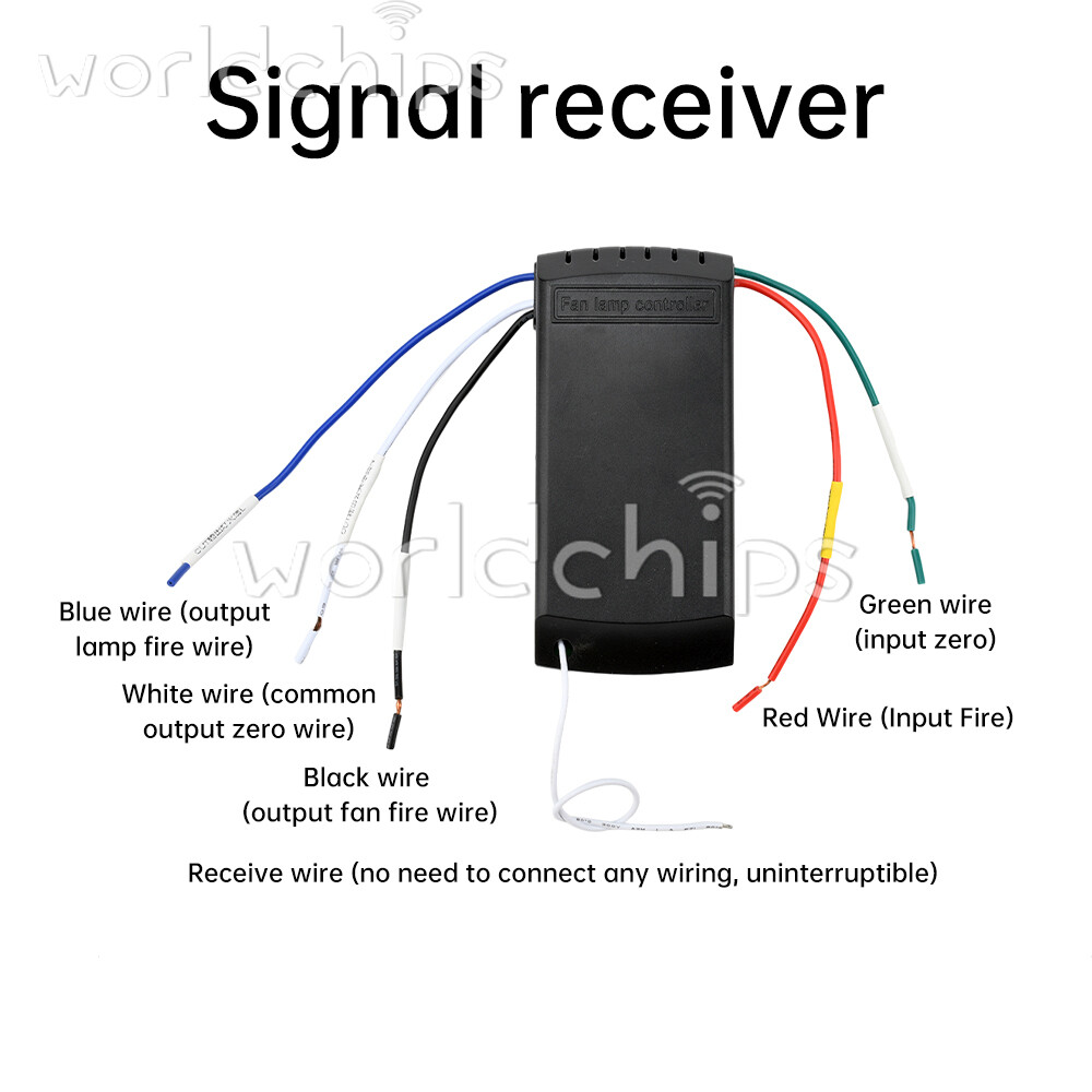 Universal Ceiling Fan Lamp Light Remote Control Receiver Fan Light Controller