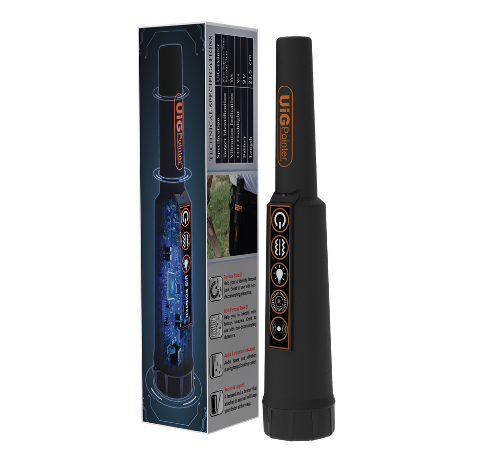 GER Detect UIG Pointer Pinpointer Metal Detector for Gold and Precious Metals