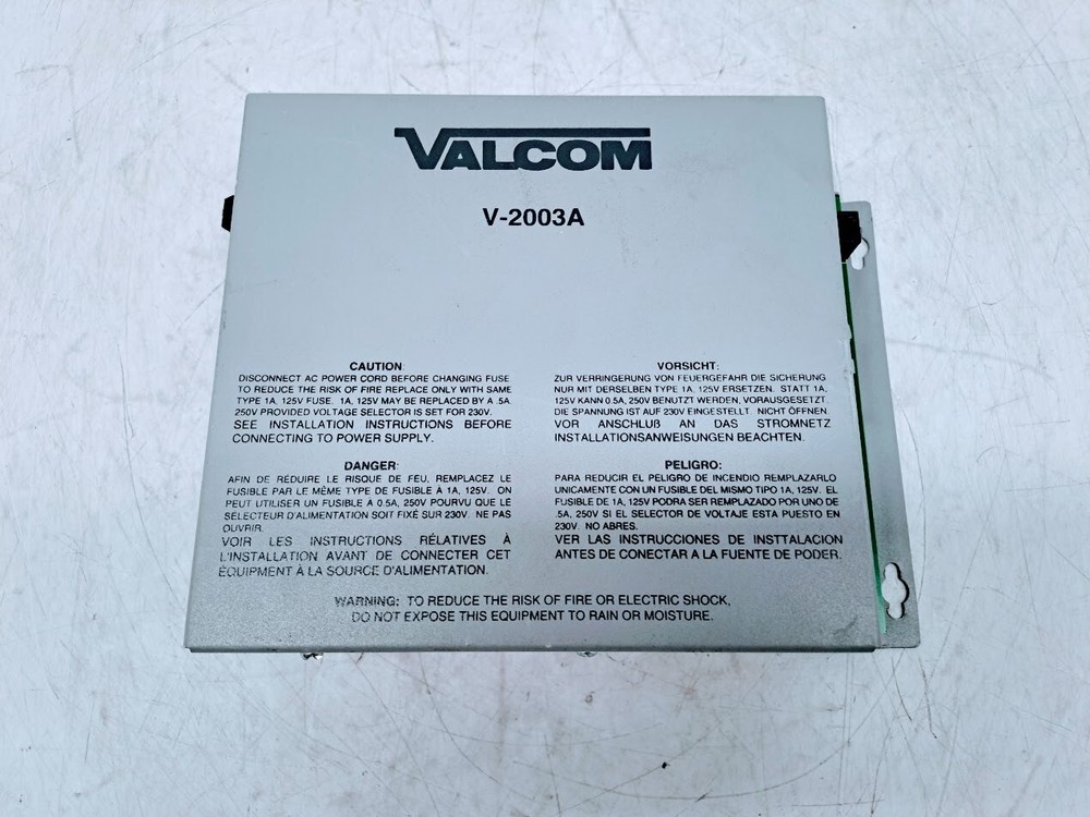 VALCOM V-2003A PAGE CONTROL - 3 ZONE 1WAY