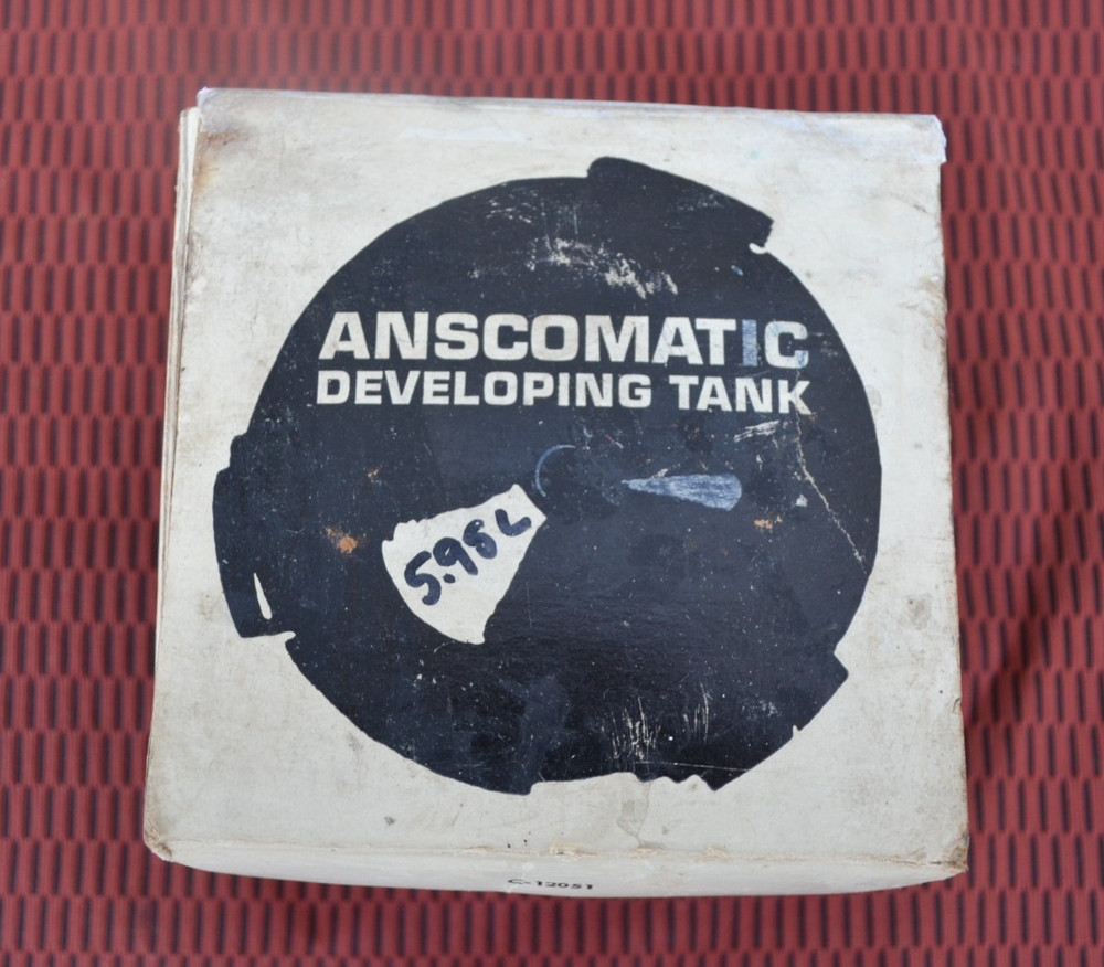 VTG GAF Anscomatic Adjust Film Developing Tank Thermometer Instructions Box