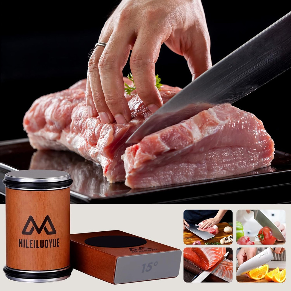 Knife Sharpener Tool Rolling Knife Sharpener Kit, Ceramic Disc Sharpeners Are Us