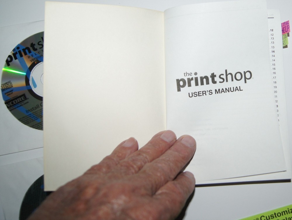 Print Shop Deluxe v22 4 CD Set Box Manual Version 22 Software Windows XP/2000